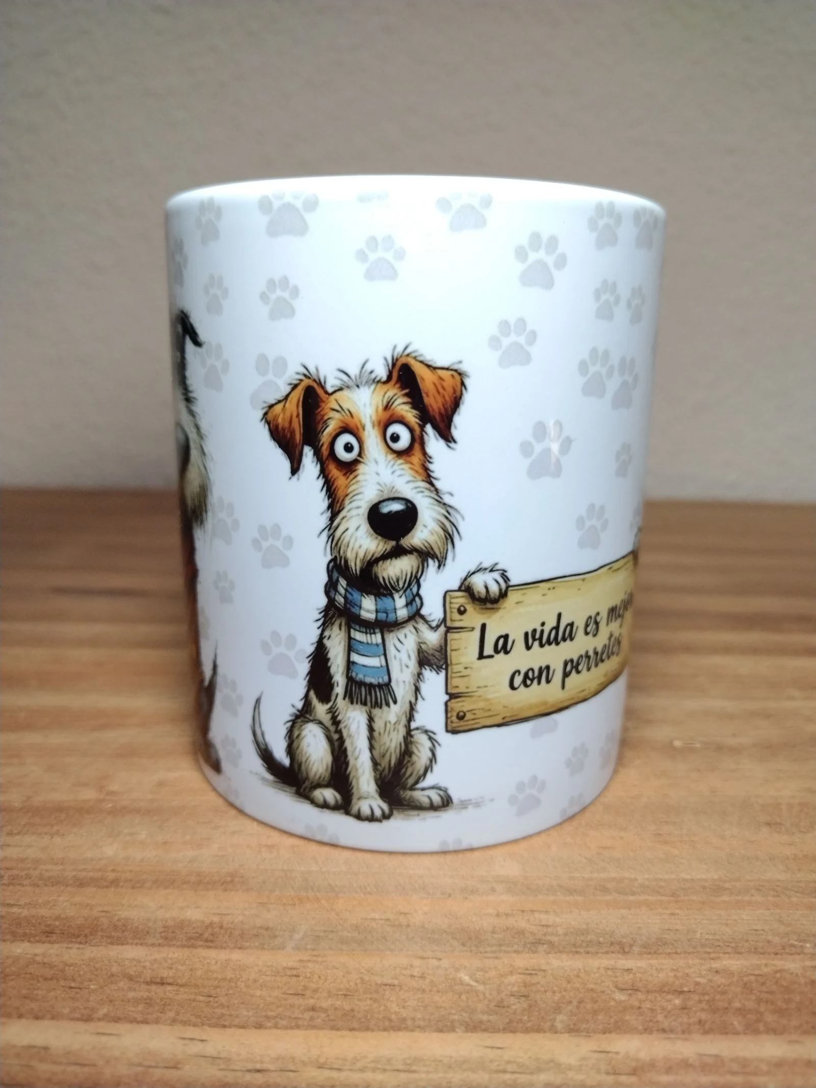 Taza de cerâmica - desenho de cachorros - 11 oz - nunca usada – photo 4